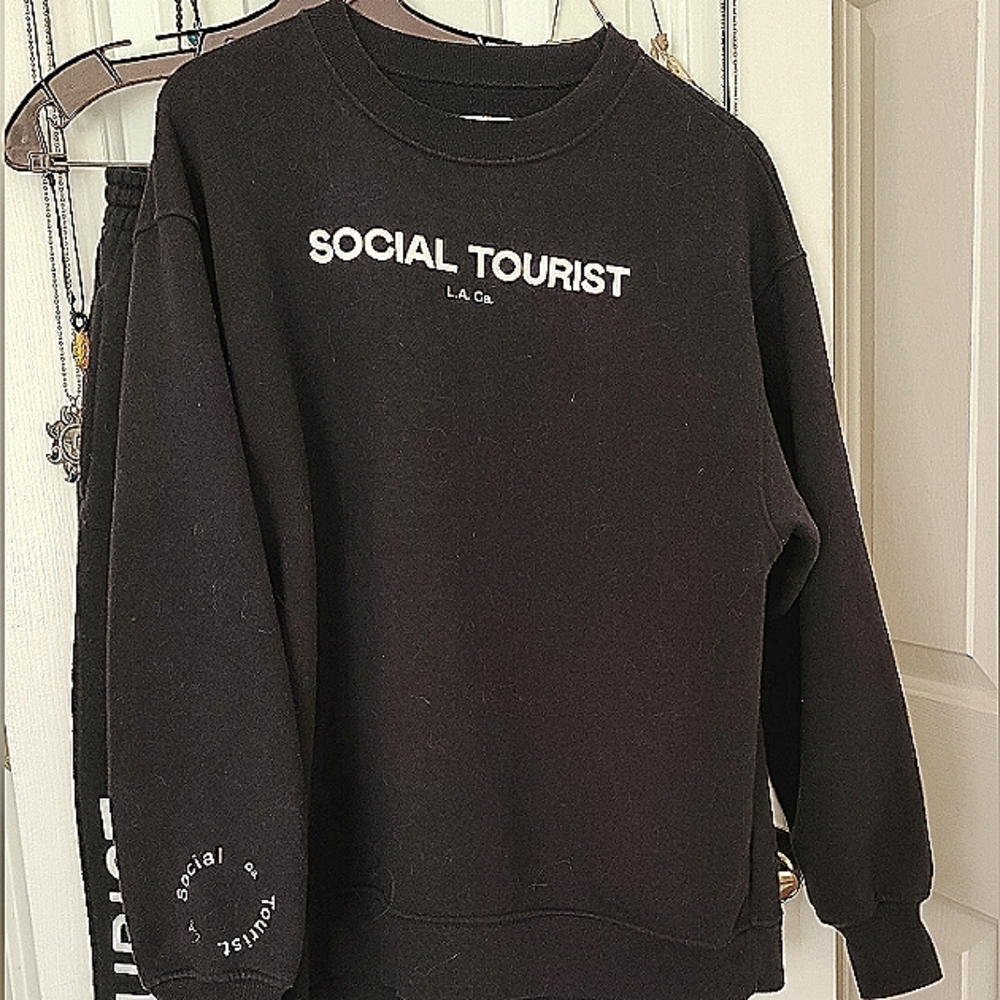 Social Tourist LA Sweatshirt XXS & Matching Pants XS